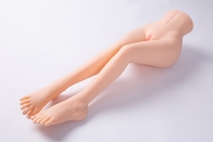 Pé realístico do sexo anal da vagina do torso branco macio do corpo da metade do TPE 75cm