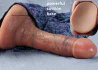 Grande sexo Toy Silicone Penis Soft Balls do vibrador dos testículos 20cm