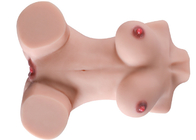 Burro gordo dos peitos grandes macios completos reais do TPE da boneca do sexo do meio tamanho da vagina