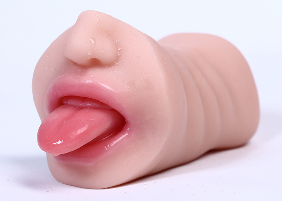 Sexo falsificado cor-de-rosa Toy Double Holes Deep Throat do bichano do bolso de Vigina