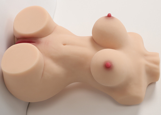 Meia boneca masculina Vaginal Torso fêmea realístico do tamanho 44cm Masterbation