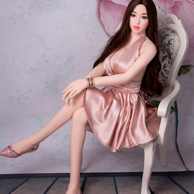 Brinquedo sexual dos peitos grandes realísticos 156cm adultos japoneses asiáticos das bonecas do sexo